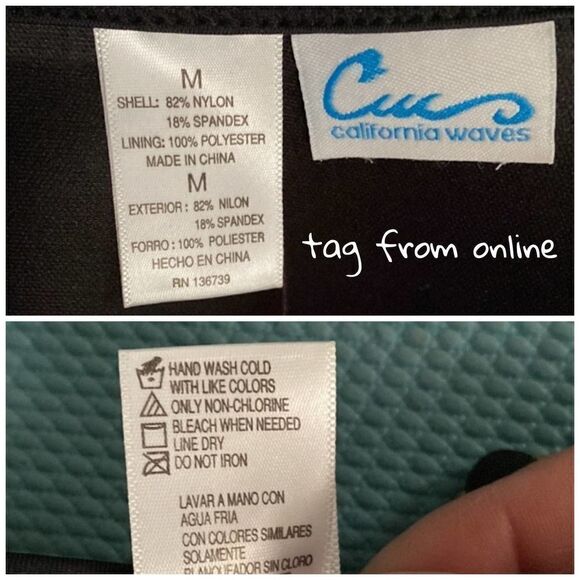 California Waves crochet trimmed push-up bikini top - Picture 11 of 13